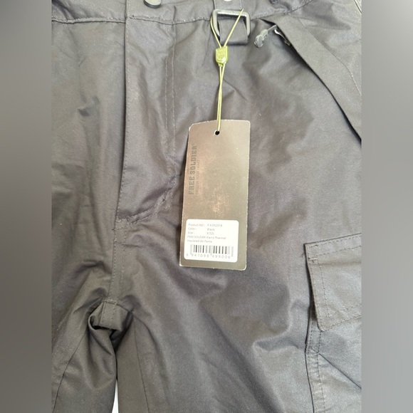 FREE SOLDIER Men's Waterproof Snow Insulated Pants Winter Skiing Snowboarding - Picture 7 of 11